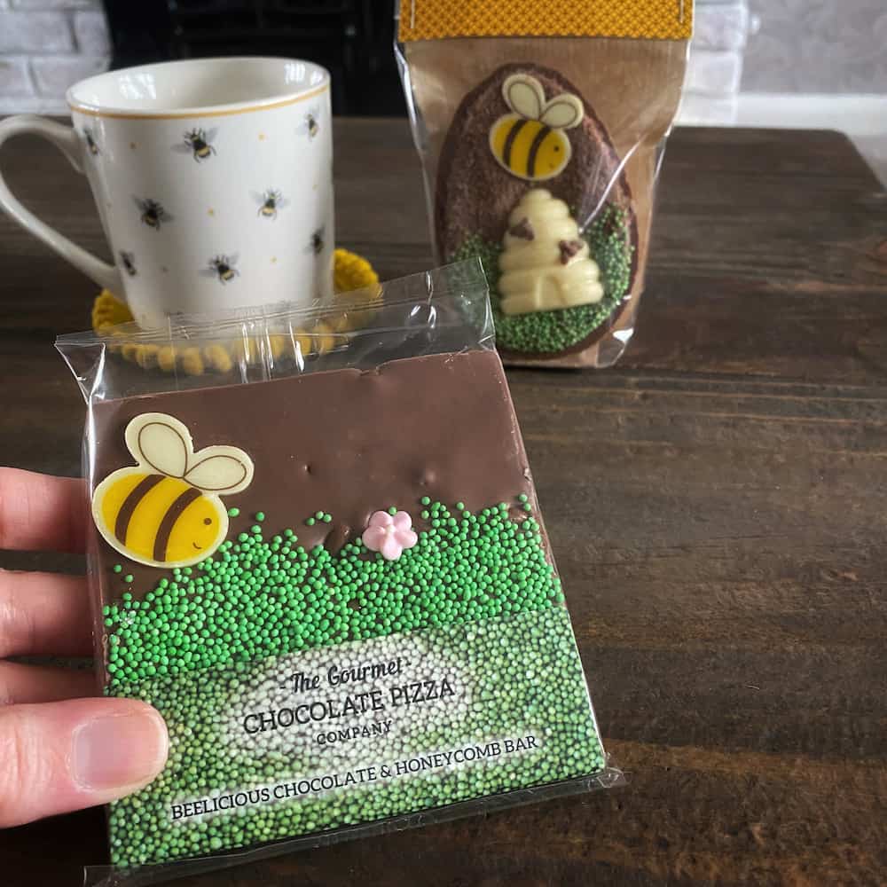 Our new Bee-licious range of bars and eggs are perfect for Bee-lovers!